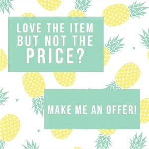 I will accept reasonable offers.